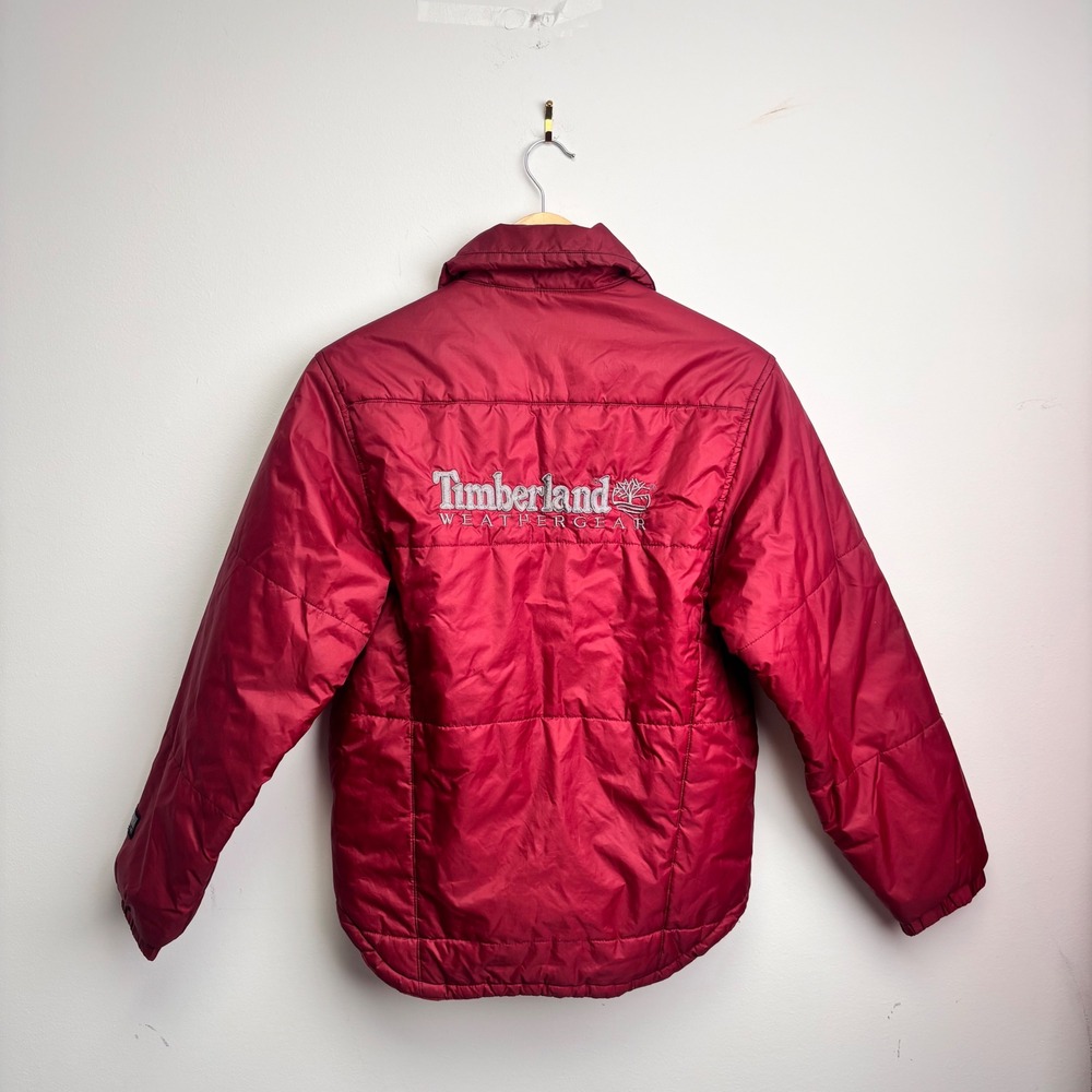 Vintage 90s Timberland Performance ACT Red Jacket Small Gorpcore